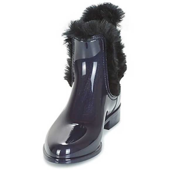 ANTHROPOLOGIE LEMON JELLY Waterproof Fur boots - Picture 3 of 5